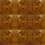 Handmade Celtic Bull tile