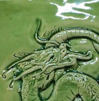 Handmade Chinese Dragon ceramic tile,,