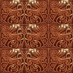 Handmade Celtic Horse tile