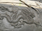 Ceramic handmade Dragon tile