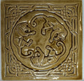 Celtic cats with wheat glaze