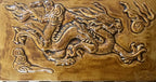 Ceramic handmade Dragon tile