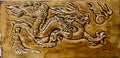 Ceramic handmade Dragon tile