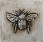 Handmade 4"Bee tile . Other glaze options are available