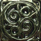 Celtic Bas Relief Tiles: Irish Art Inspired Earthenware (Set of four)