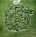 Handmade Chinese Dragon ceramic tile,,